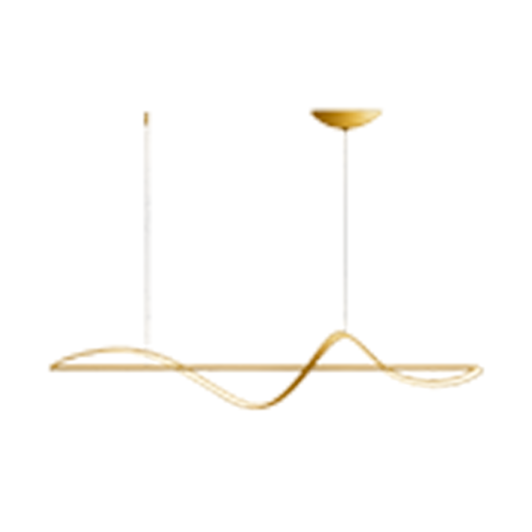 Foto do produto LUSTRE CRISTALL DECCOR MALAGA 25W 3000K GOLD L1000XW100XH100MM