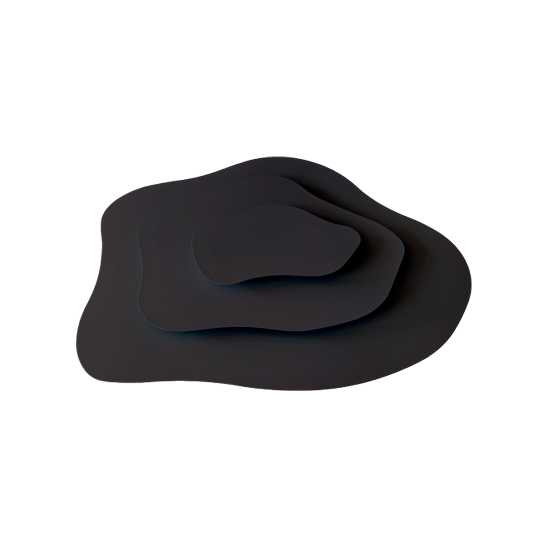 Foto do produto LUSTRE CRISTALL DECCOR PALMA 20W 3000K BLACK D500MM