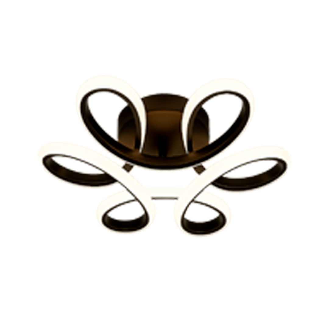 Foto do produto LUSTRE CRISTALL DECCOR PARMA 25W 3000K BLACK D320MM