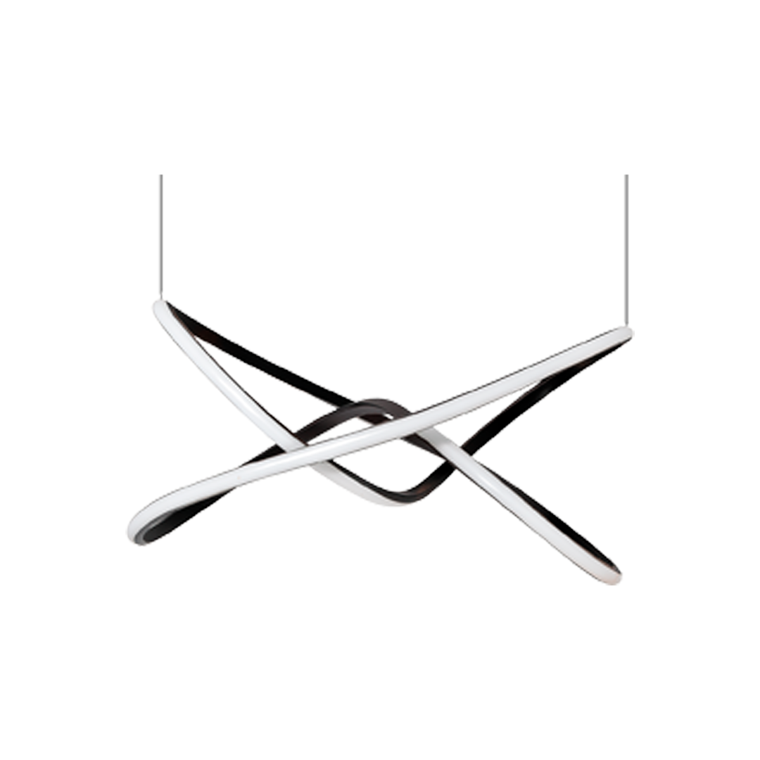 Foto do produto LUSTRE CRISTALL DECCOR PRAGA 40W 3000K BLACK L550XW400XH220MM