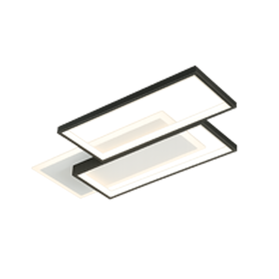 Foto do produto LUSTRE CRISTALL DECCOR SATU MARE 40W 3000K BLACK L800X110X1.280MM