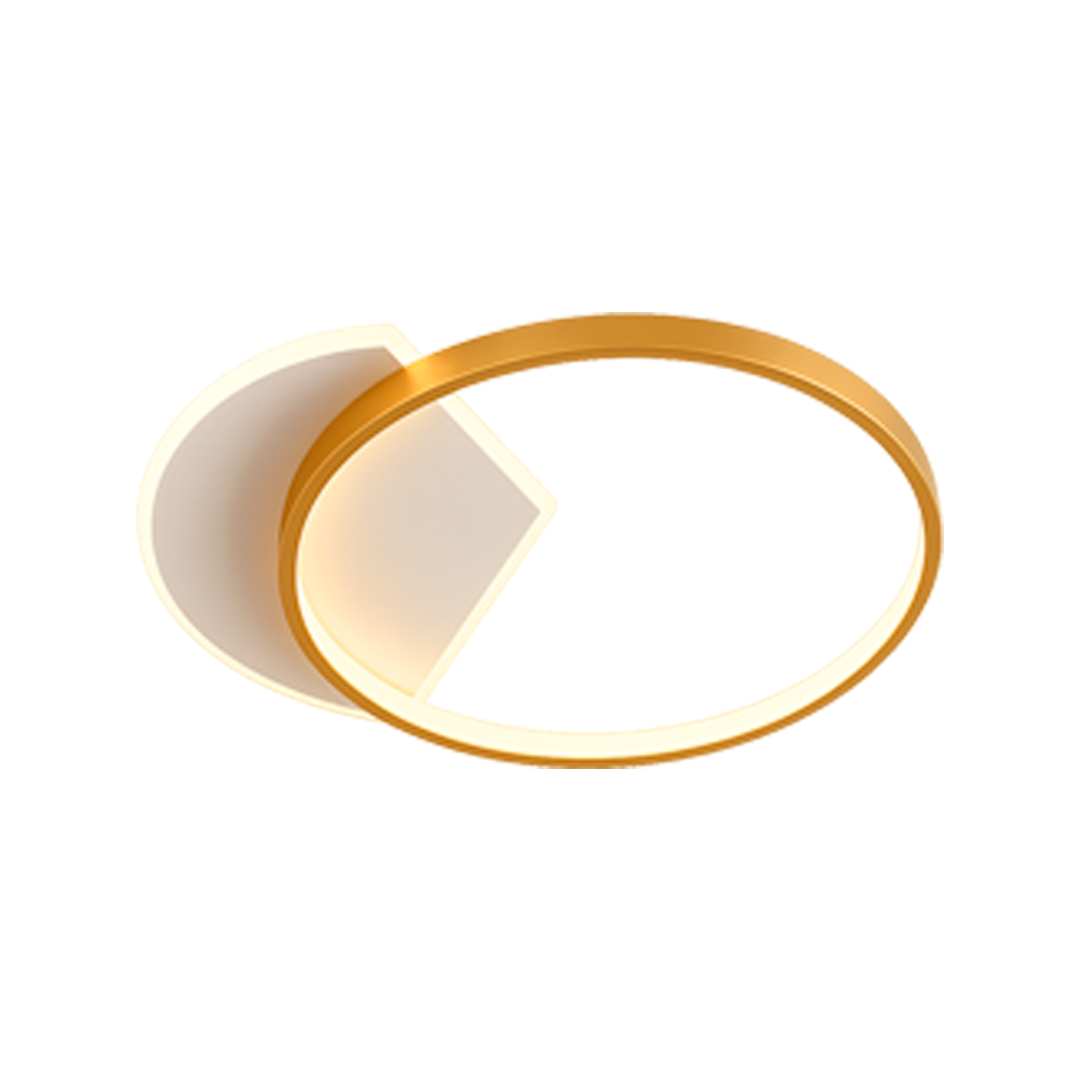 Foto do produto LUSTRE CRISTALL DECCOR SOFIA 30W 3000K BLACK/GOLDEN L490XW400MM