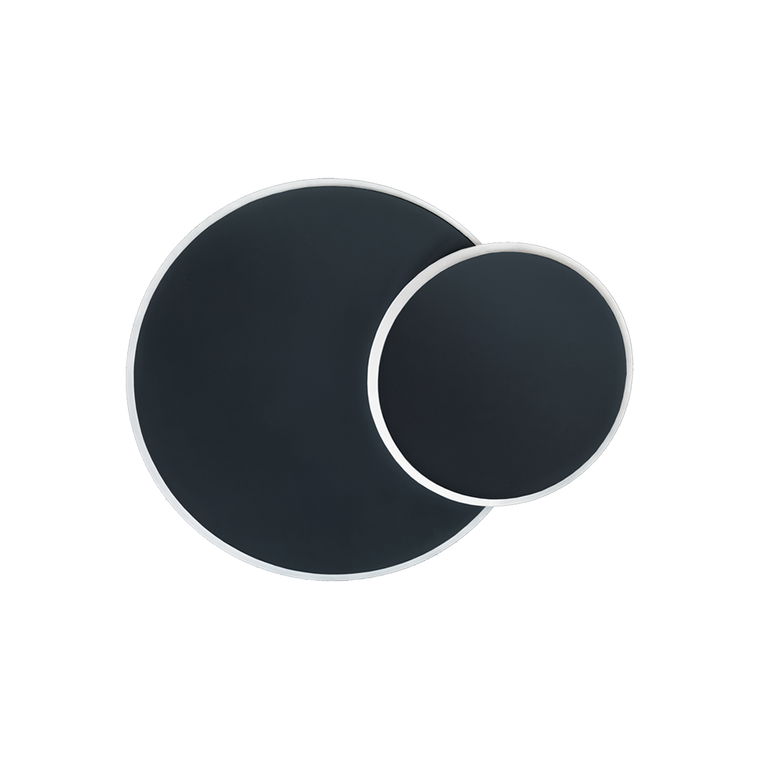 Foto do produto LUSTRE CRISTALL DECCOR TORINO 30W 3000K BLACK L500X400MM