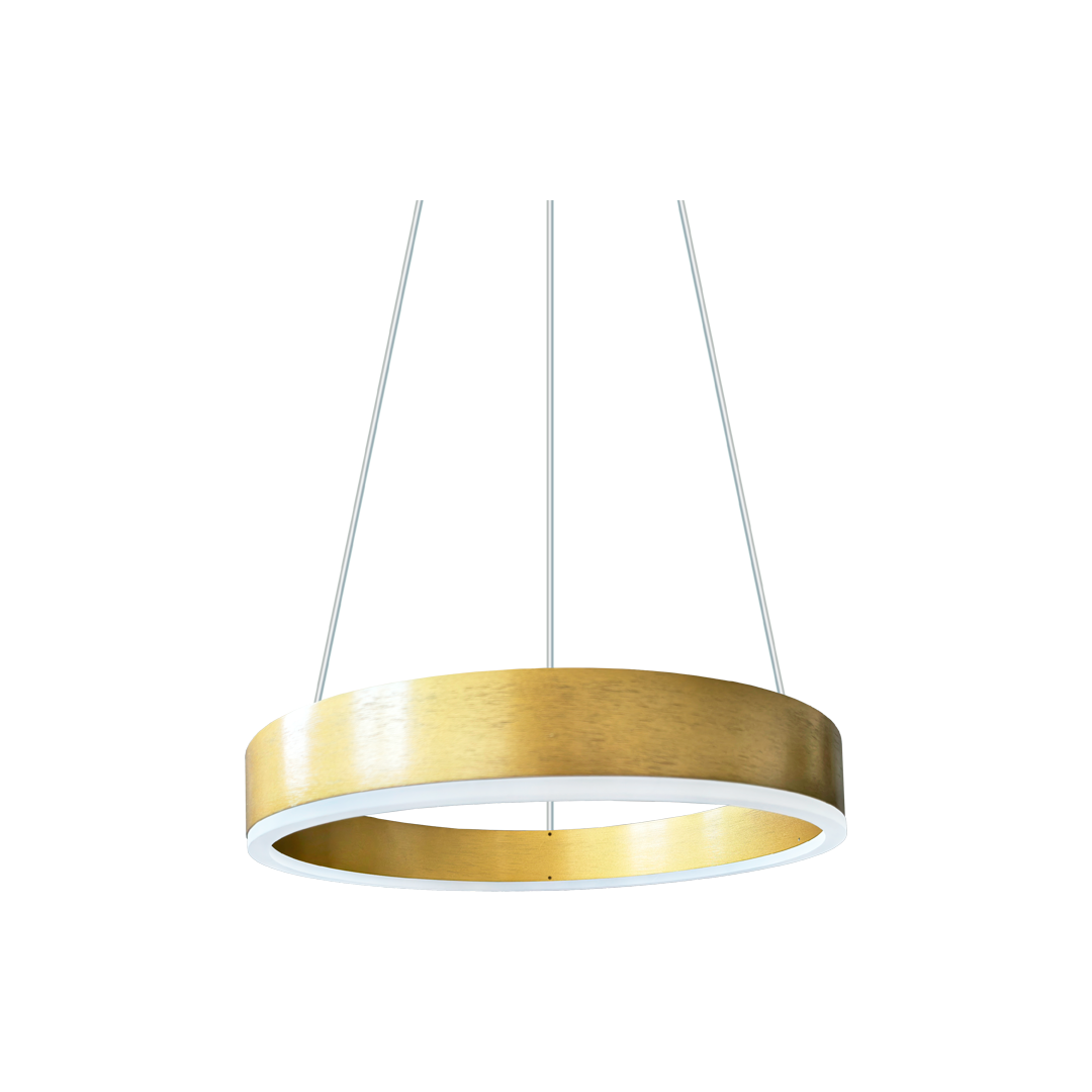 Foto do produto LUSTRE CRISTALL DECCOR VERONA 20W 3000K GOLD 400XH65MM