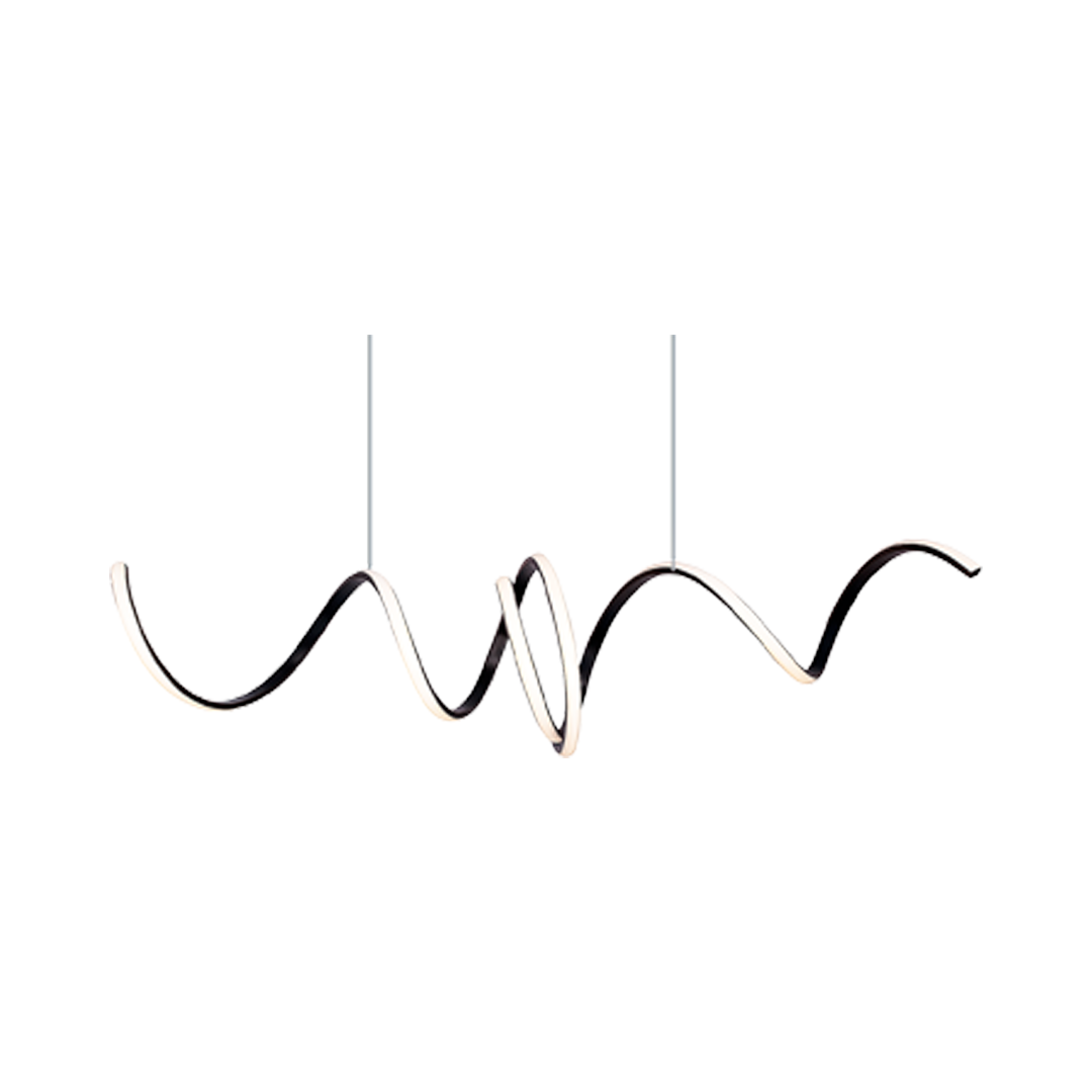 Foto do produto LUSTRE CRISTALL DECCOR VIGO 20W 3000K BLACK L1000XW250XH250MM