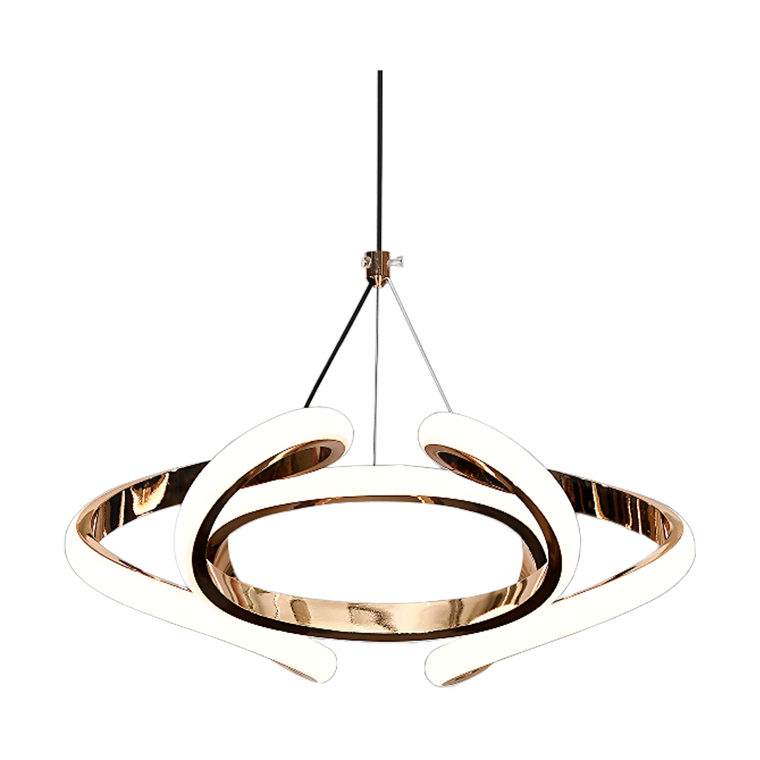 Foto do produto PENDENTE CRISTALL DECCOR PECS 20W GOLD 3000K