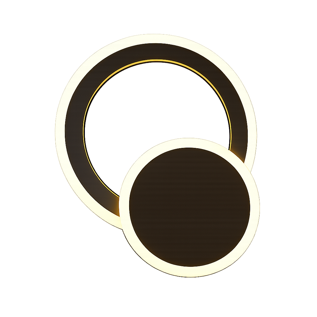 Foto do produto ARANDELA CRISTALL WALL LEIRIA 10W 3000K BLACK