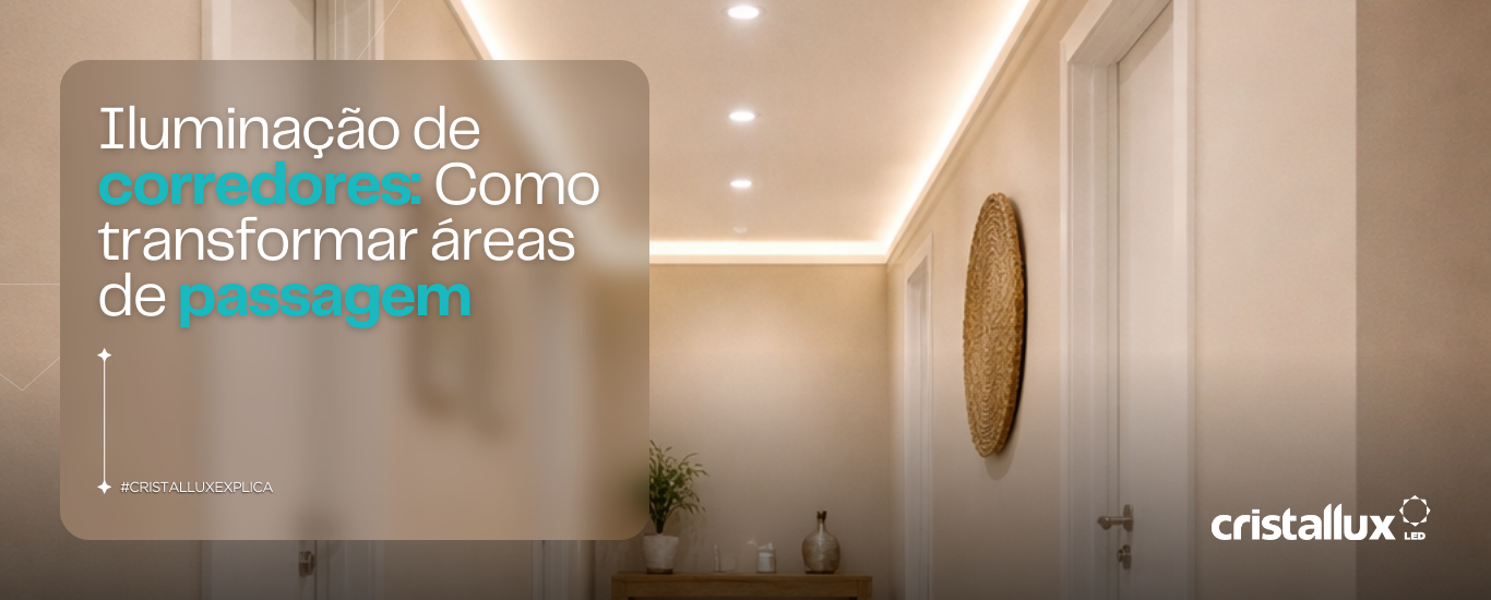 Foto do artigo Iluminação de Corredores: Como Transformar Áreas  de Passagem 