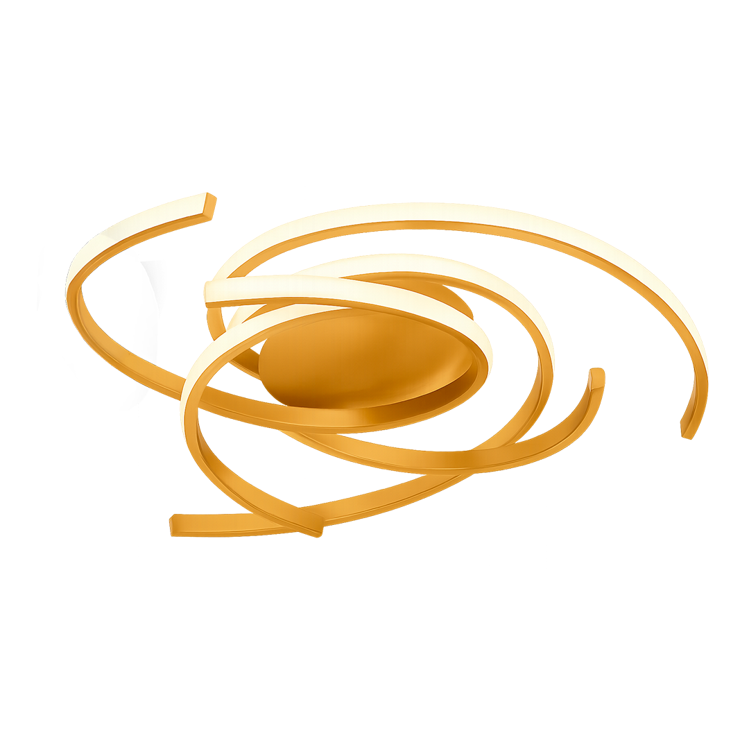 Foto do produto LUSTRE CRISTALL DECCOR CRACOVIA 40W 3000K GOLD 570XH120MM