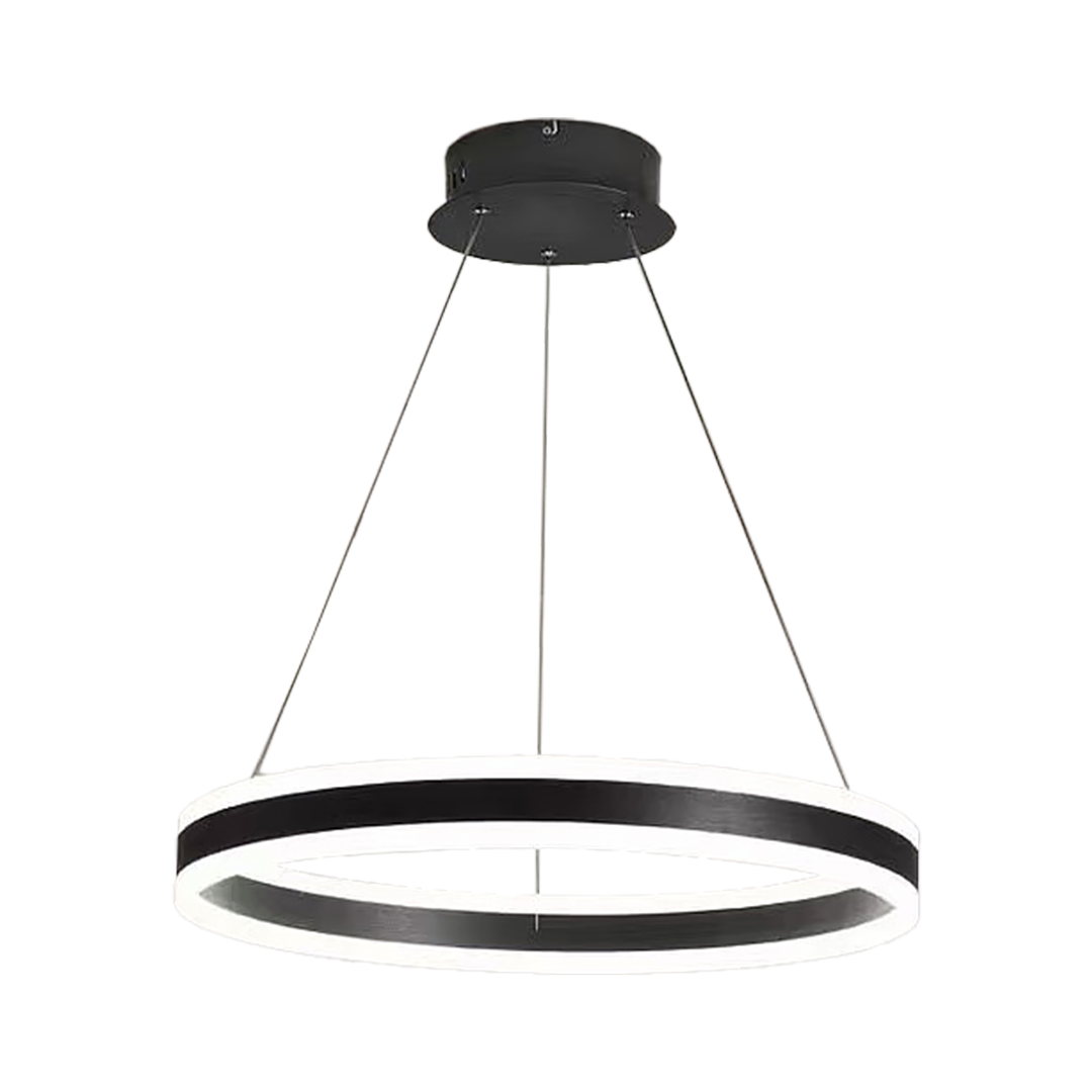 Foto do produto LUSTRE CRISTALL DECCOR MACAU 40W 3000K BLACK 400XH50MM