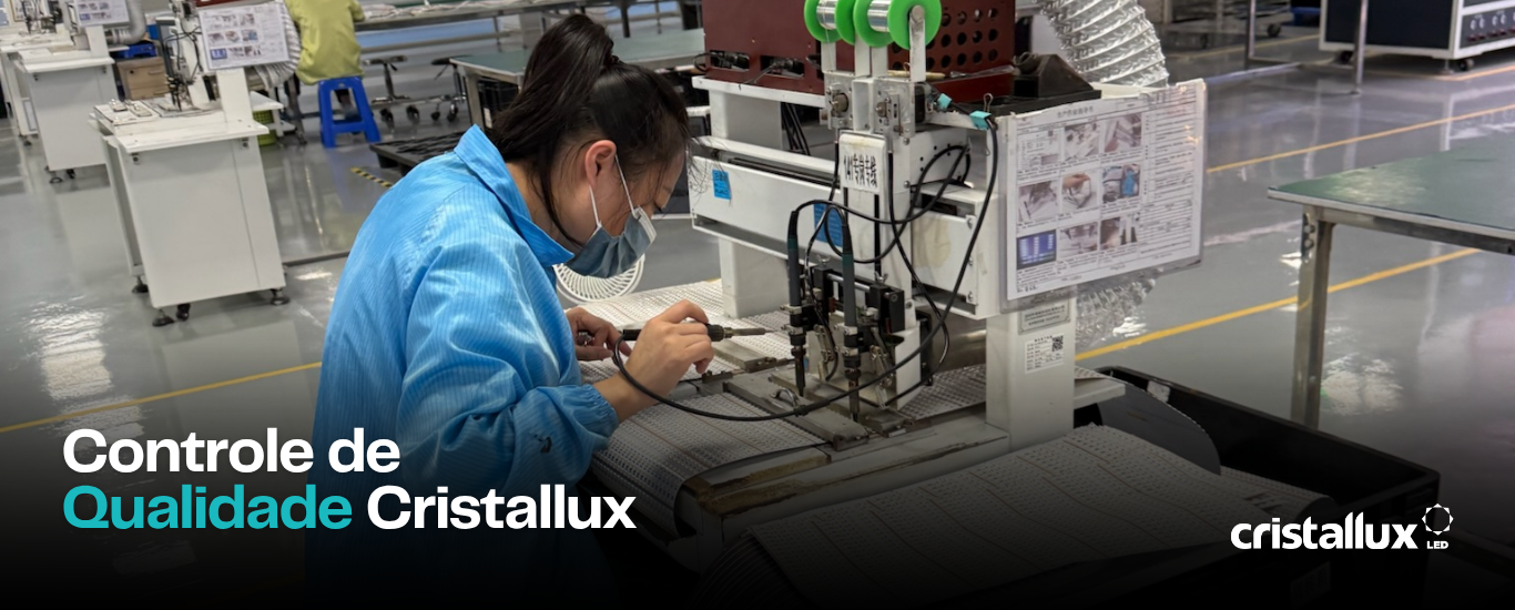 Foto do artigo Controle de Qualidade Cristallux