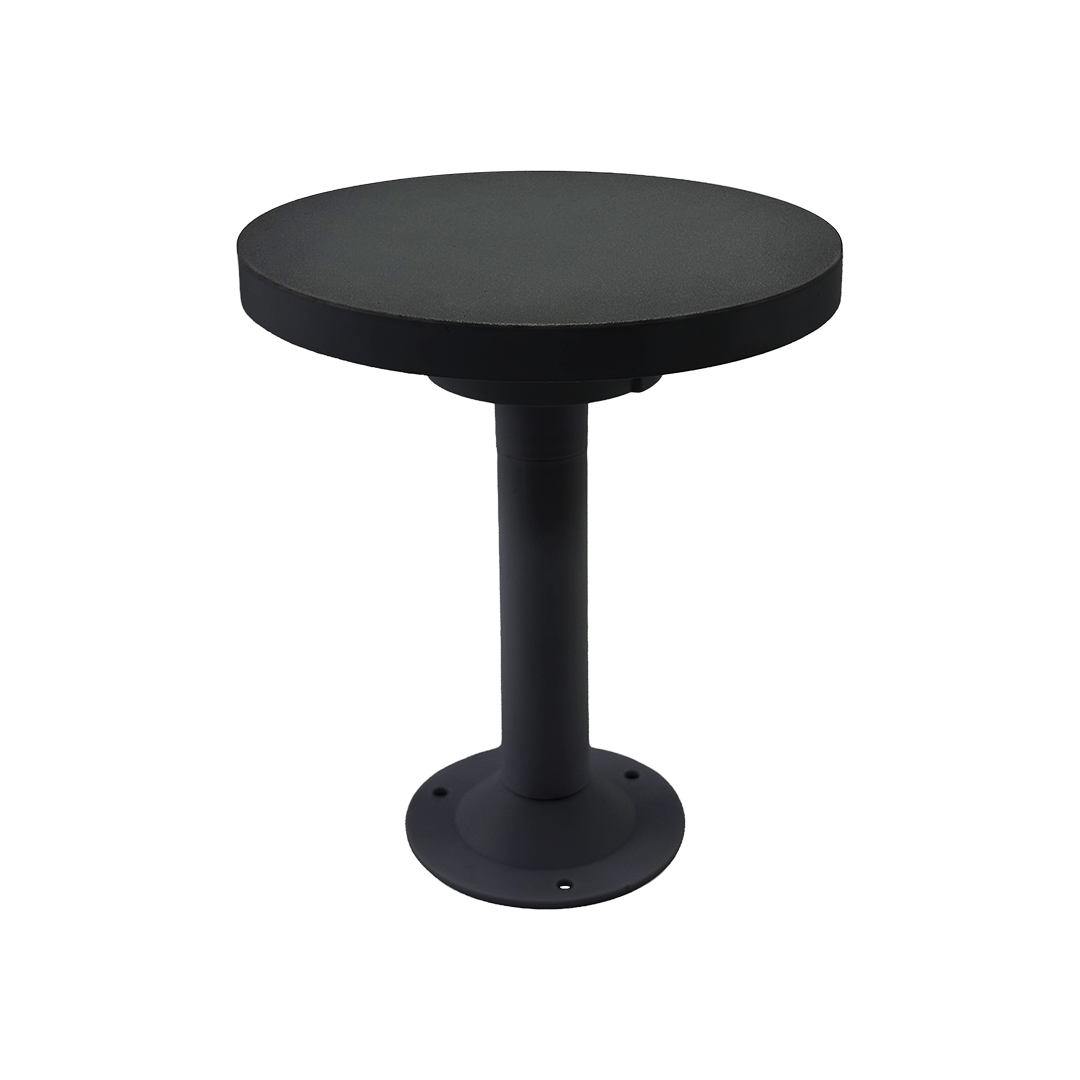 Foto do produto BALIZADOR CRISTALL PRO ELIPSE PRETO REDONDO 9W 3000K 4000K 6500K BIV.