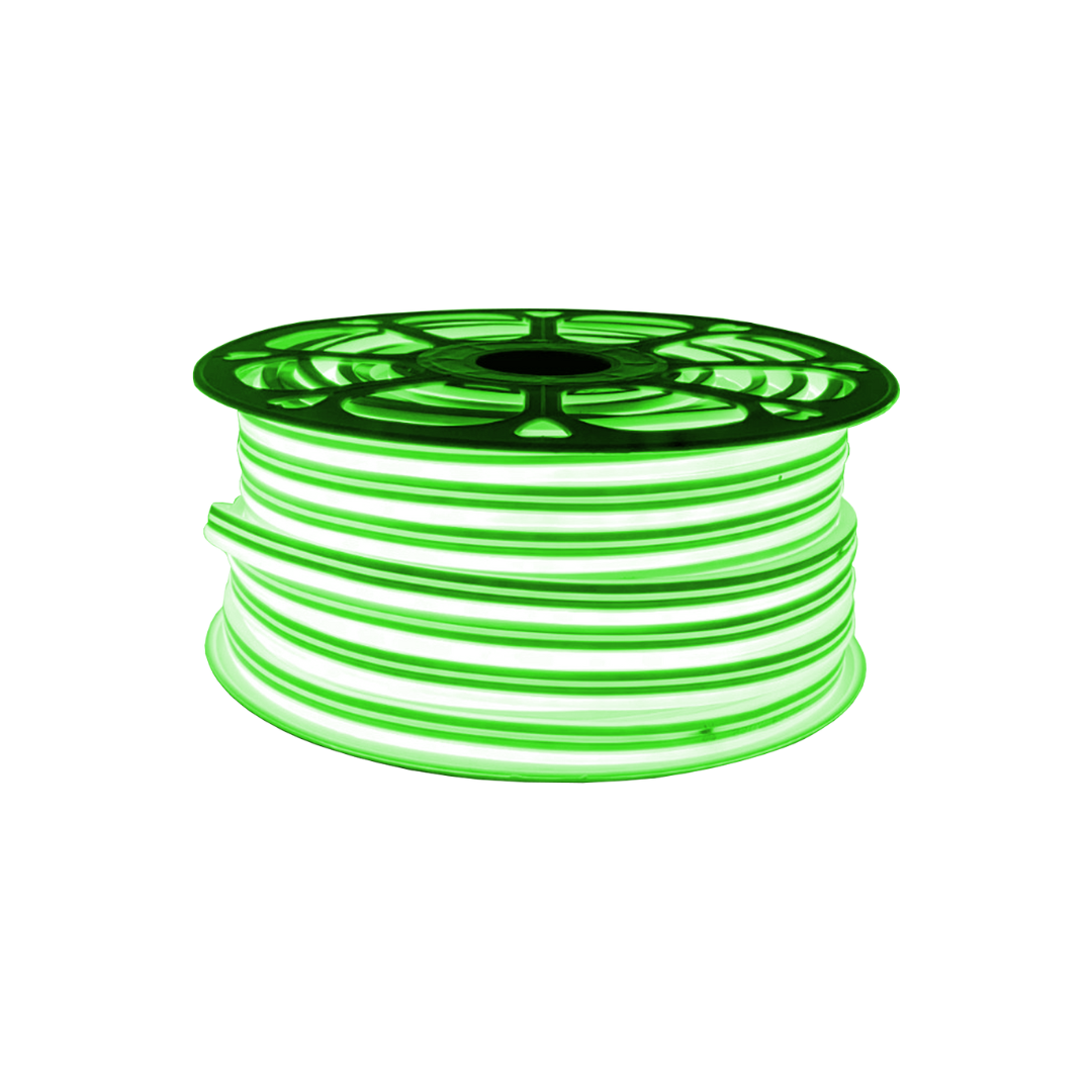 Foto do produto FITA LED CRISTALL DECCOR NEON 50MT 110V 14,4W/M VERDE IP65 120LED/M IRC>80