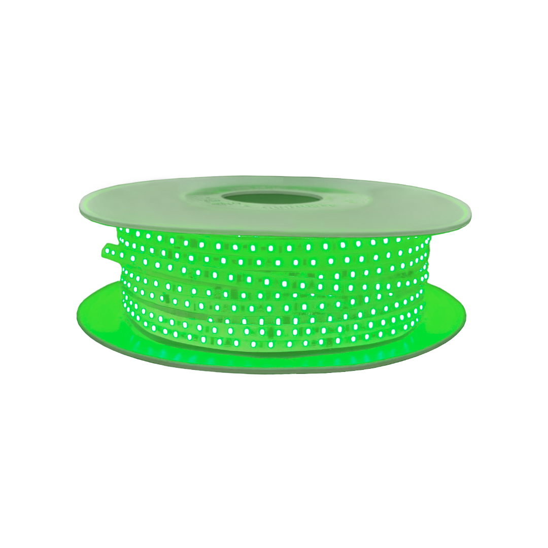 Foto do produto FITA LED CRISTALL PRO ENERGY 100M 220V 7W/M VERDE 560LM/M IP33 120LEDS/M